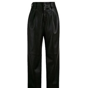 AmyEnjoyLife Black Faux Leather Trousers